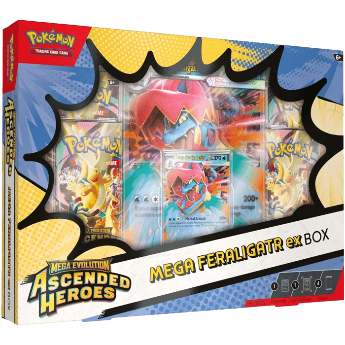 Ascended Heroes Mega Feraligatr EX Box