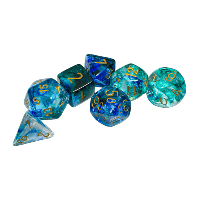 Chessex 7 Set Oceanico/Oro CHX 27556