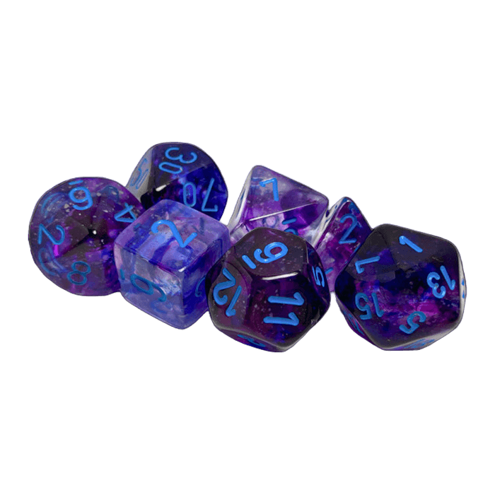 Chessex 7 Set Nocturno/Azul CHX 27557