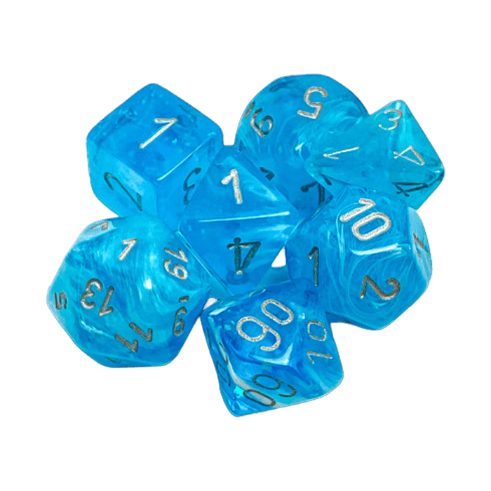 Chessex 7 Set Cielo/Plateado CHX 27566