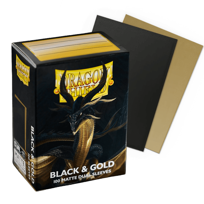 Dragon Shield Dual Matte Black & Gold