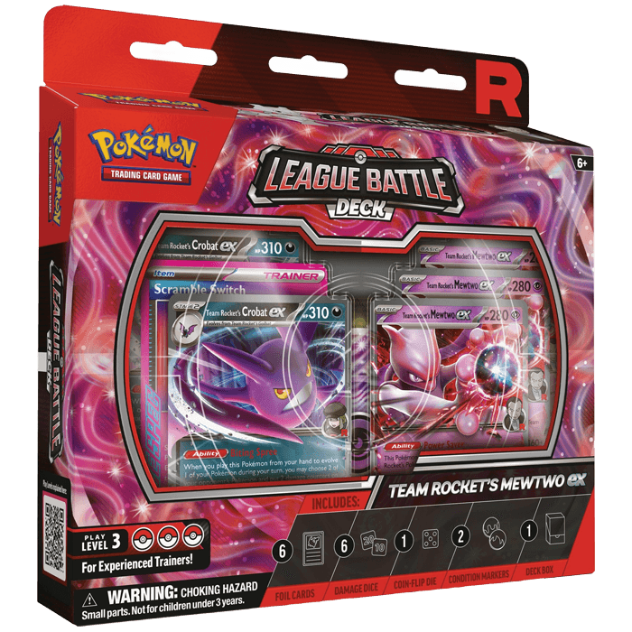 League Battle Deck Team Rocket's Mewtwo EX