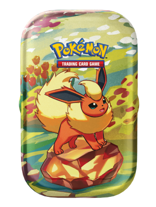 Mini Tin Flareon Prismatic Evolutions