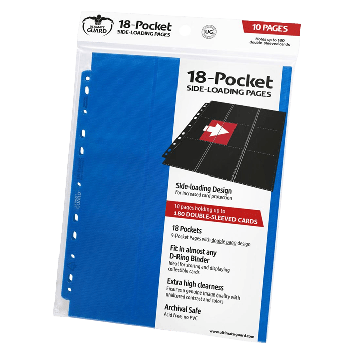 Ultimate Guard 18 Pocket Pages Blue