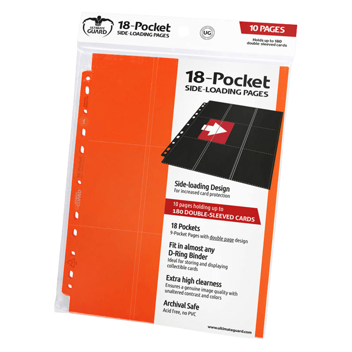 Ultimate Guard 18 Pocket Pages Orange