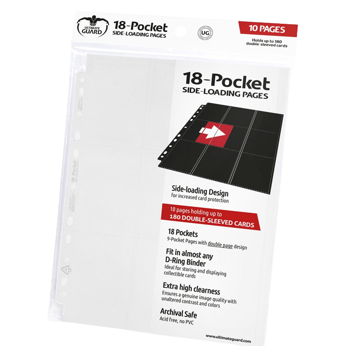 Ultimate Guard 18 Pocket Pages White