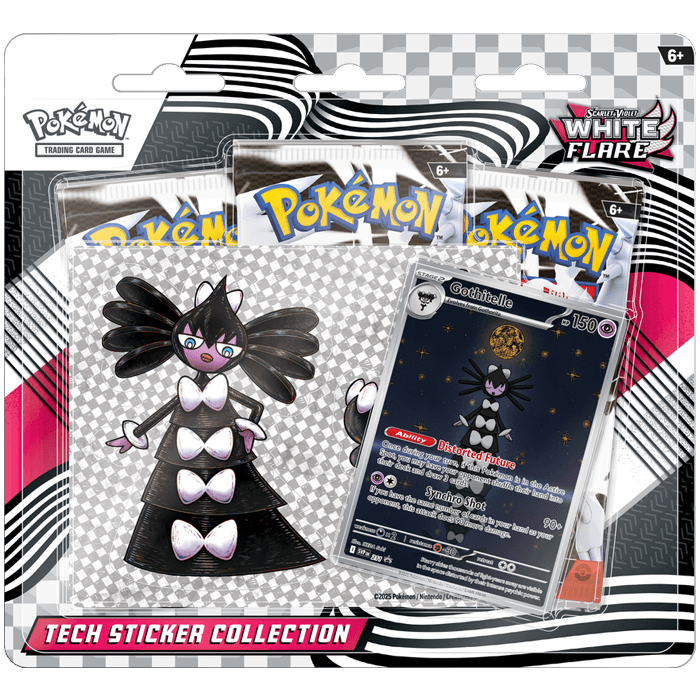 Tech Sticker Collection White Flare