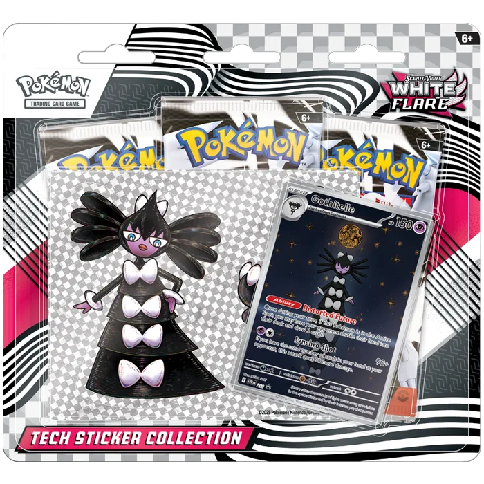 Tech Sticker Collection White Flare